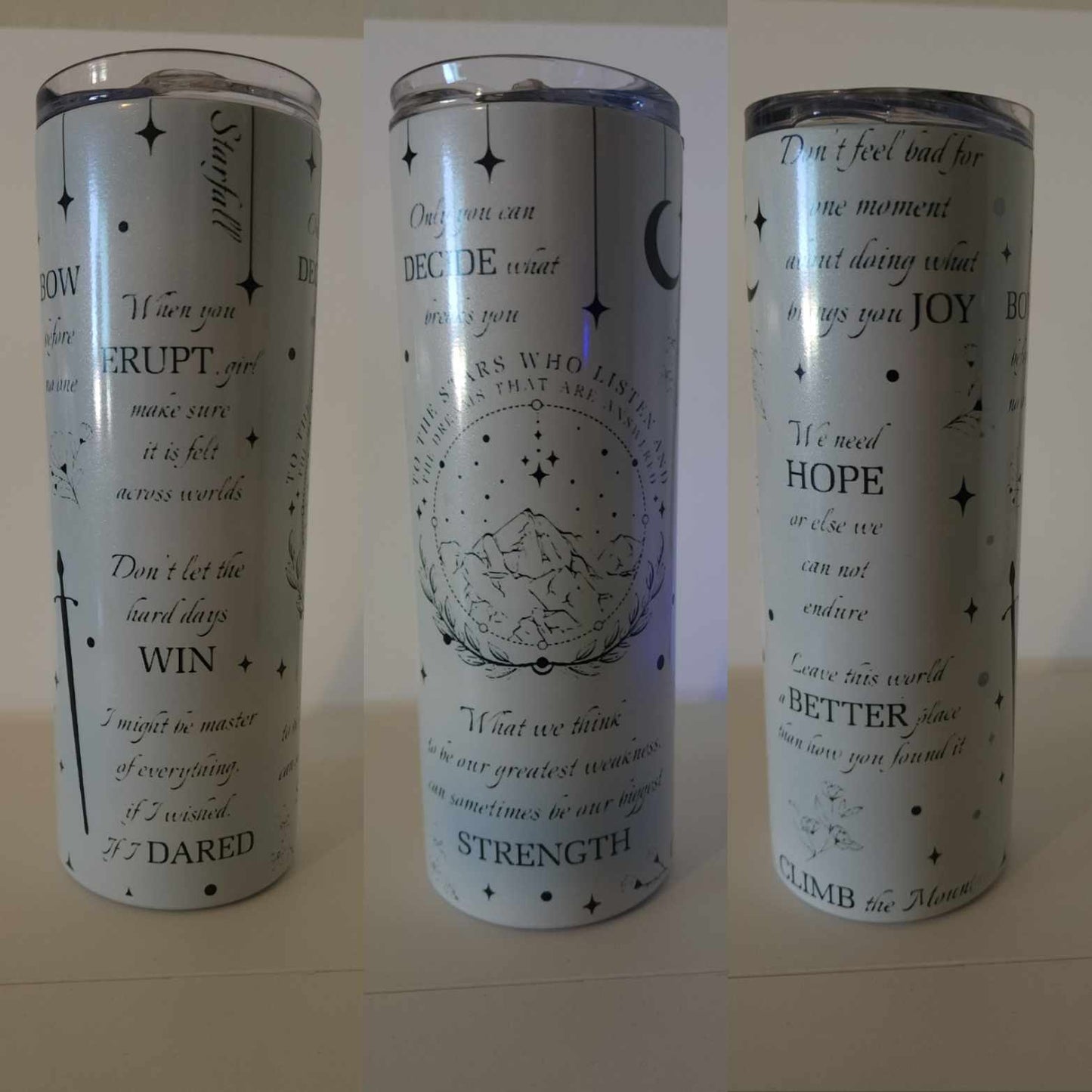 Fae World UV Blue 20 oz Tumbler