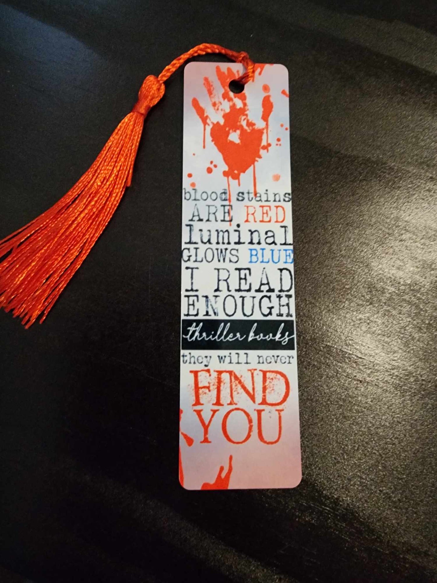 True Crime Bookmark