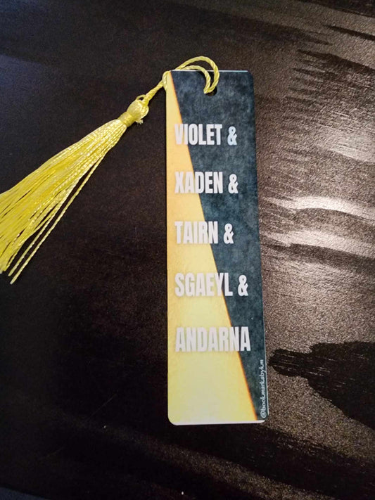 FW Characters Bookmark