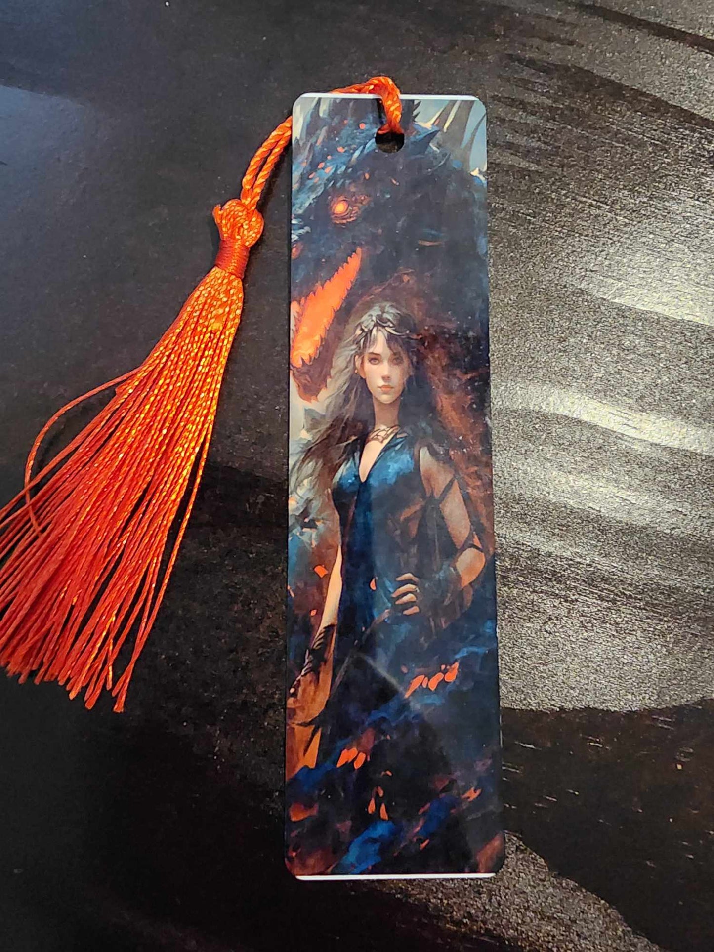 Dragon and Girl Bookmark