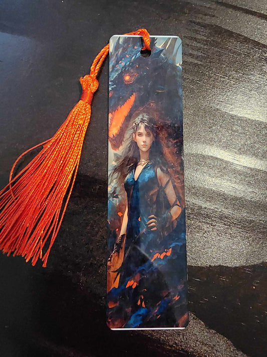 Dragon and Girl Bookmark