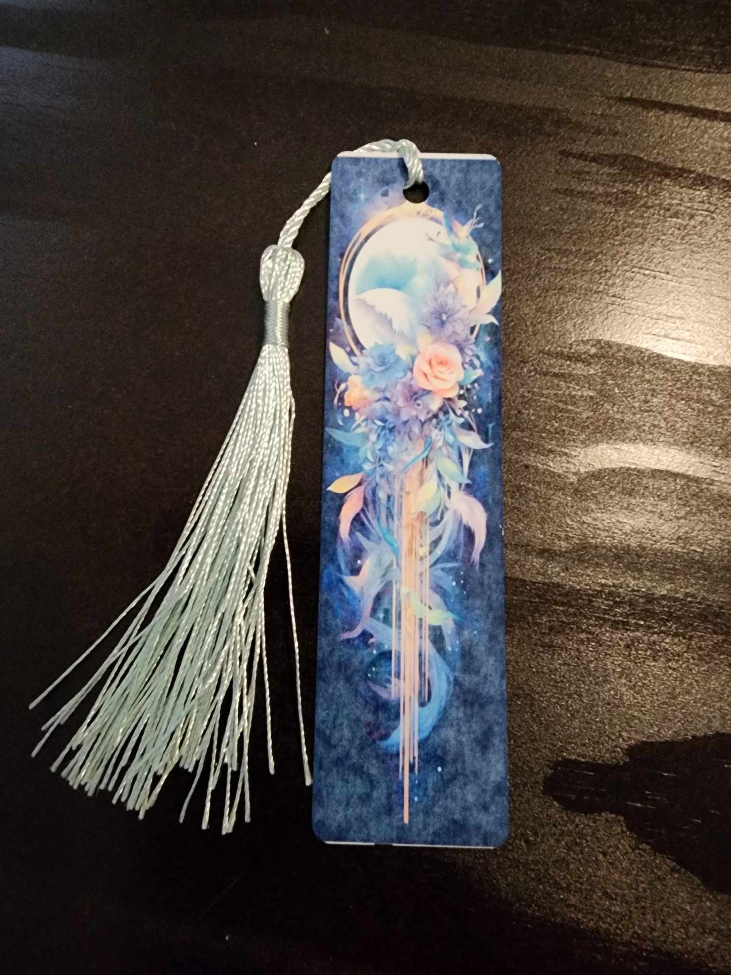 Moon/Floral Catcher Bookmark