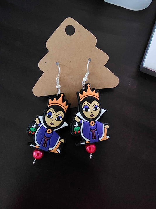 Evil Apple Queen Earrings