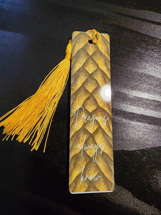 Dragons Always Know Bookmark