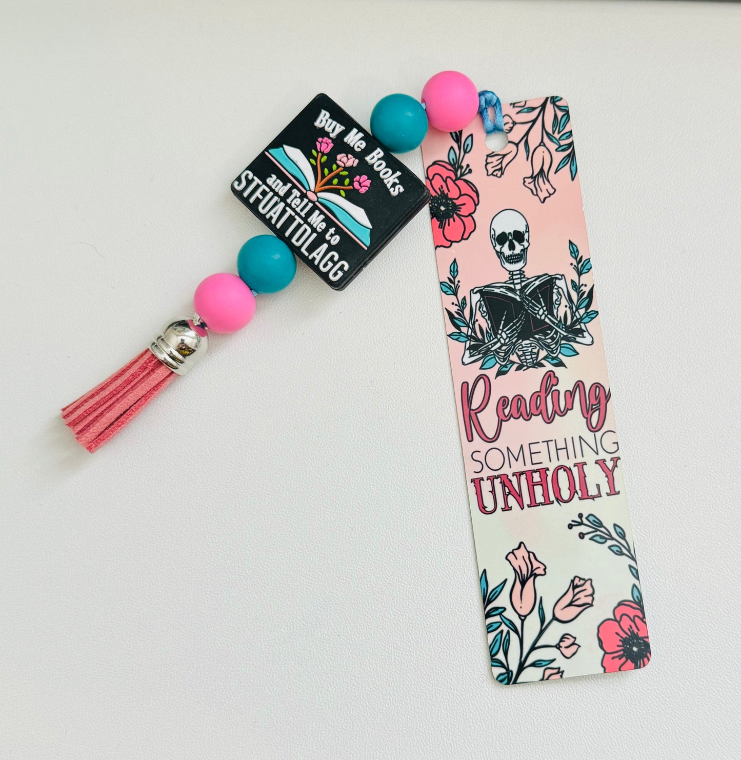 Buy me books/something unholy bookmark