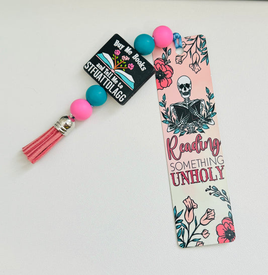 Buy me books/something unholy bookmark