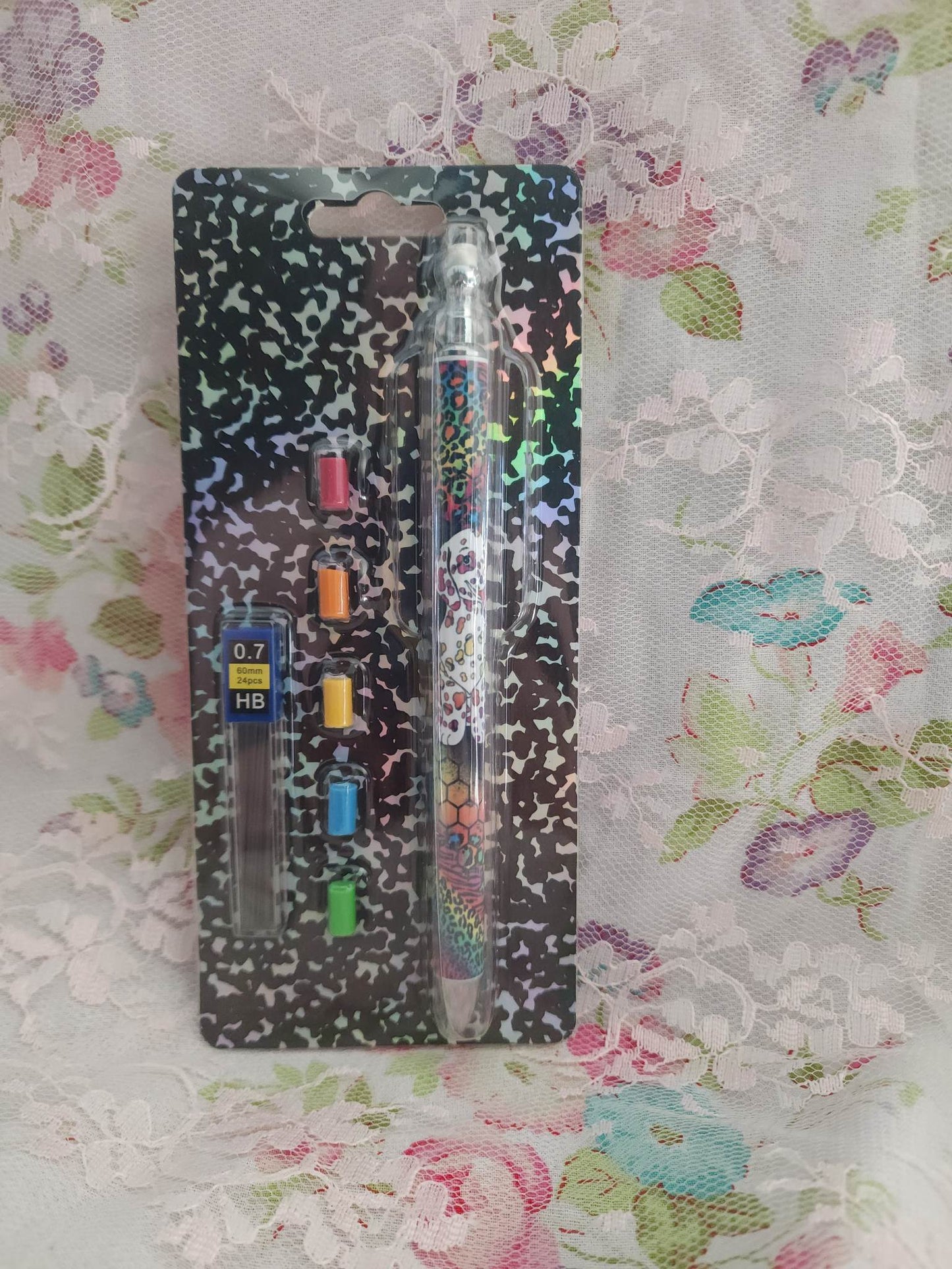 Rainbow Dog Sublimation Pencil