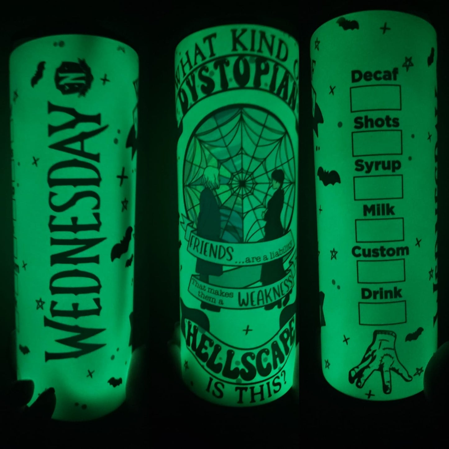 Dystopian Hellscape 20 oz (glow in the dark)