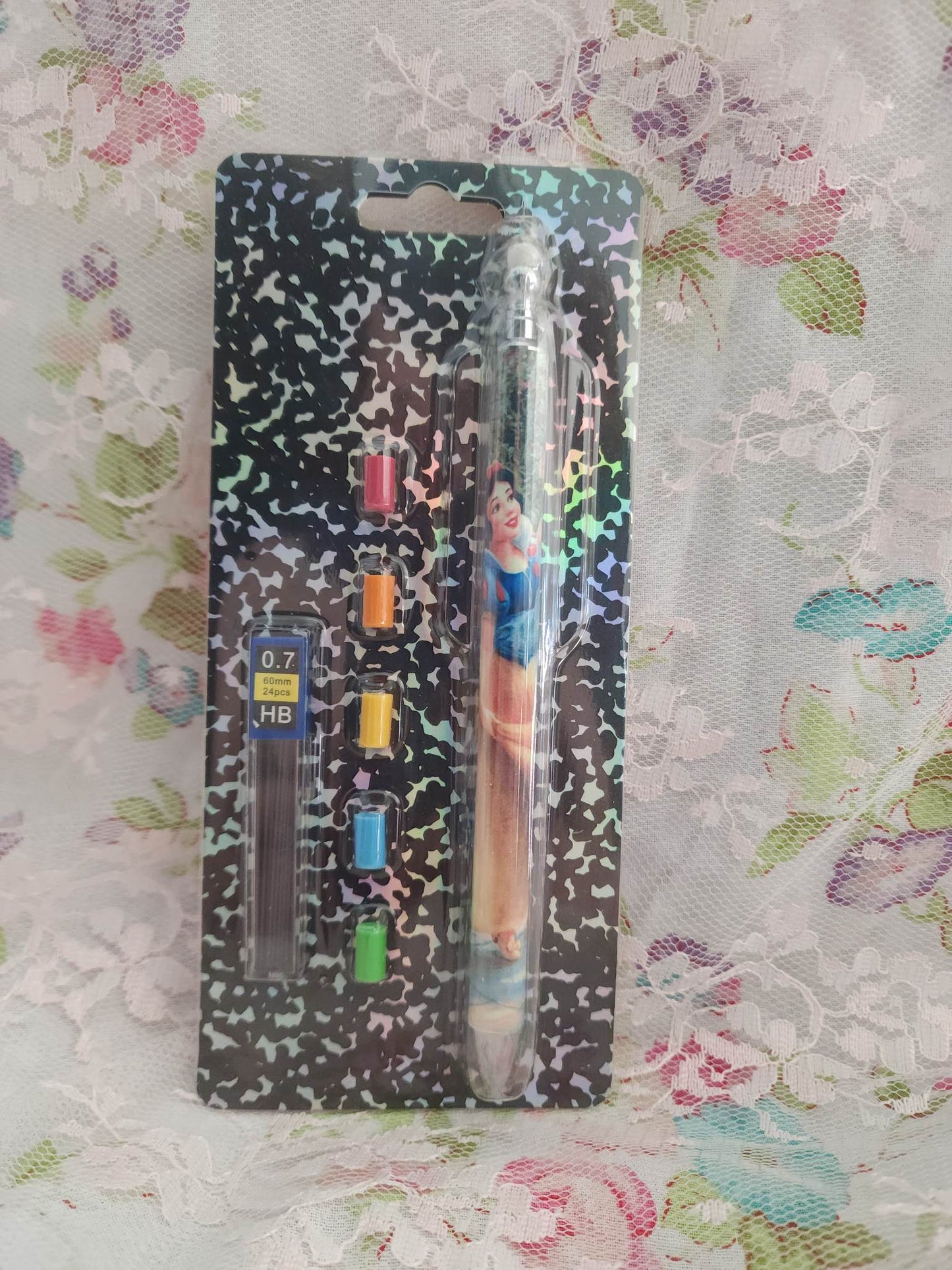 Apple eating Princess Sublimation Pencil