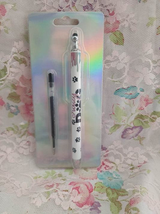 Crazy Dog Mom Sublimation Pen