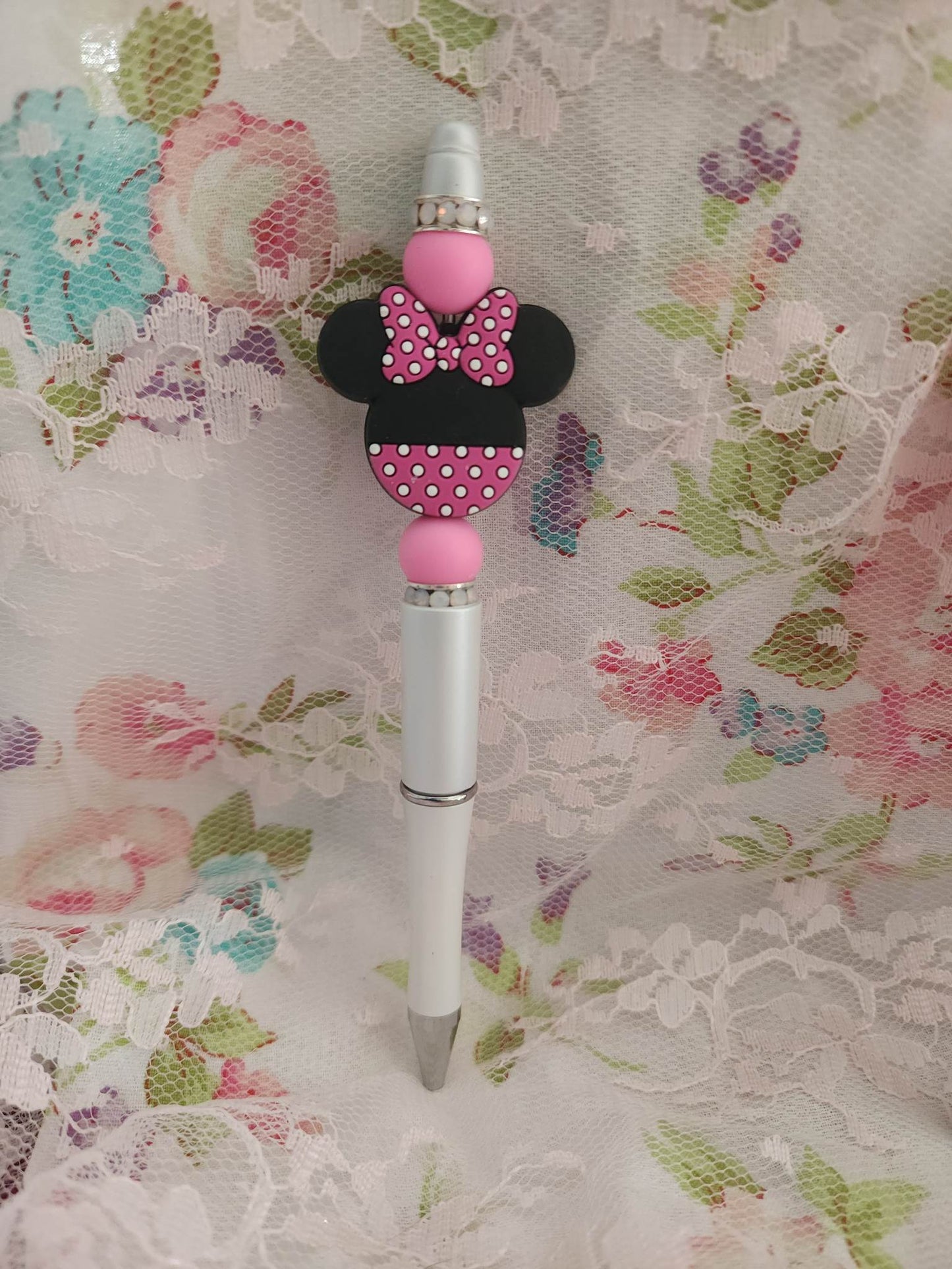 Female Mouse Beaded Pen