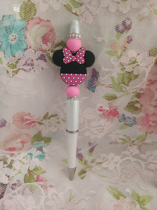 Female Mouse Beaded Pen