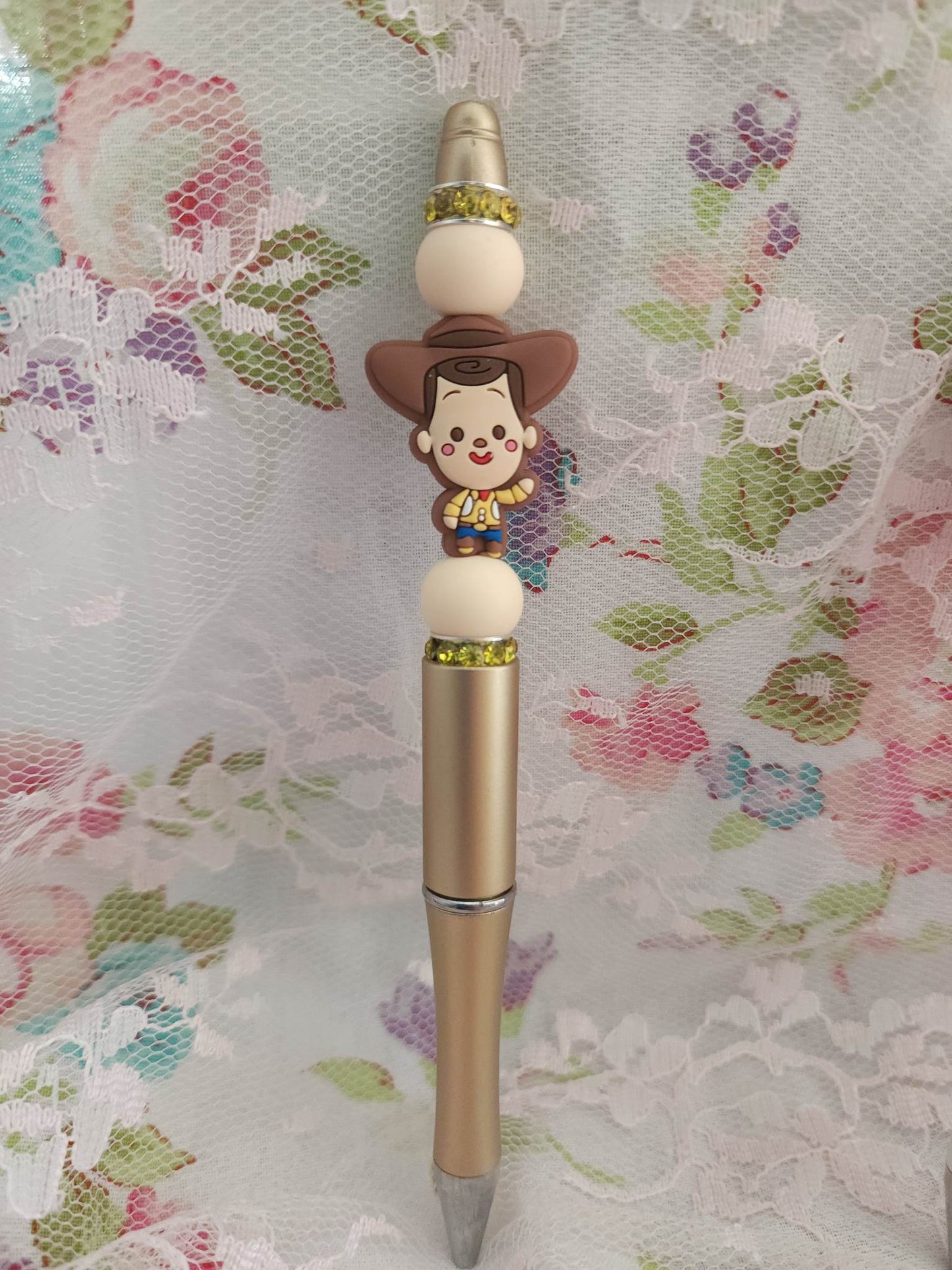 Toy Cowboy Beaded Pen