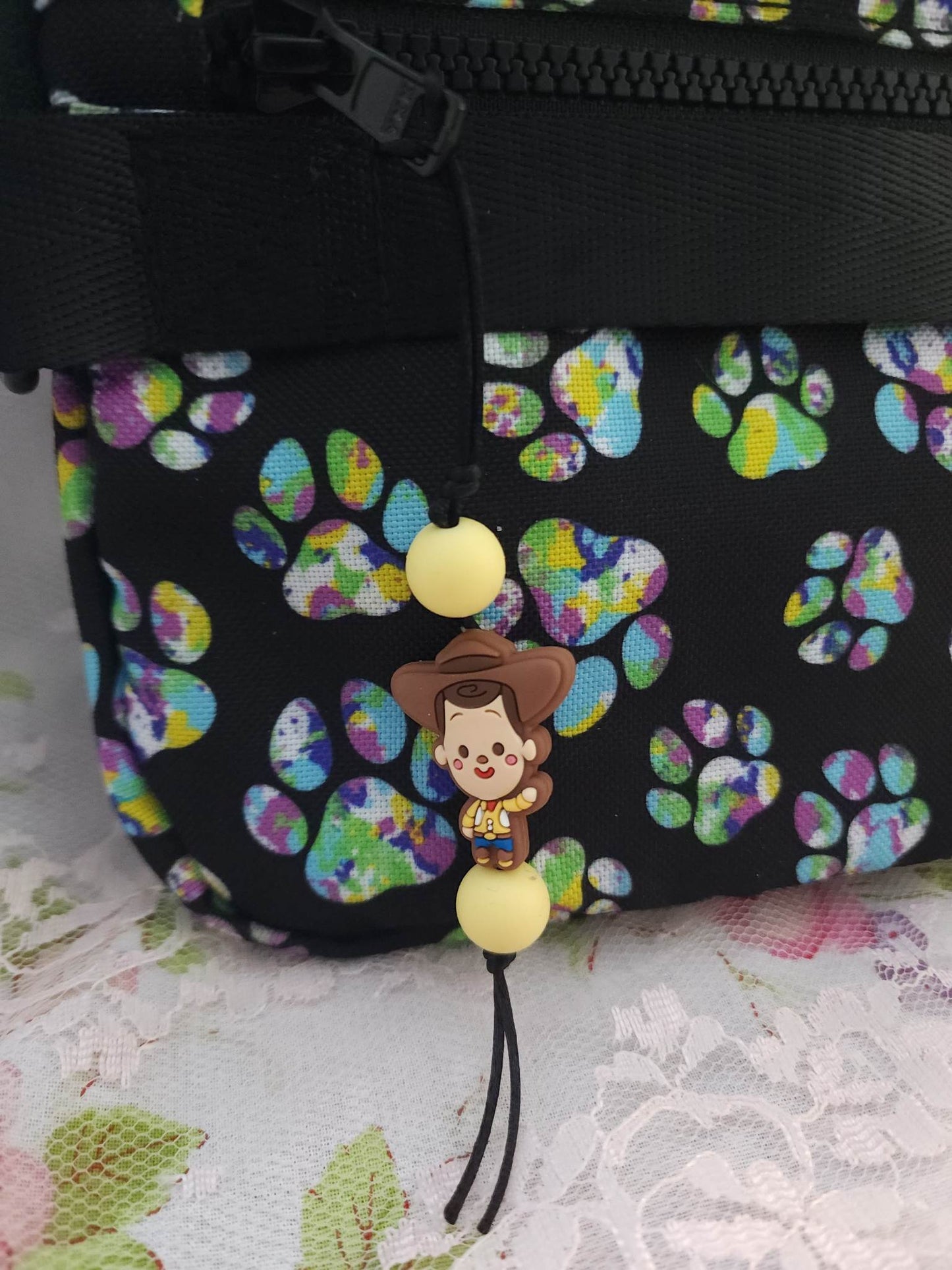 Cowboy Toy Zipper Pull