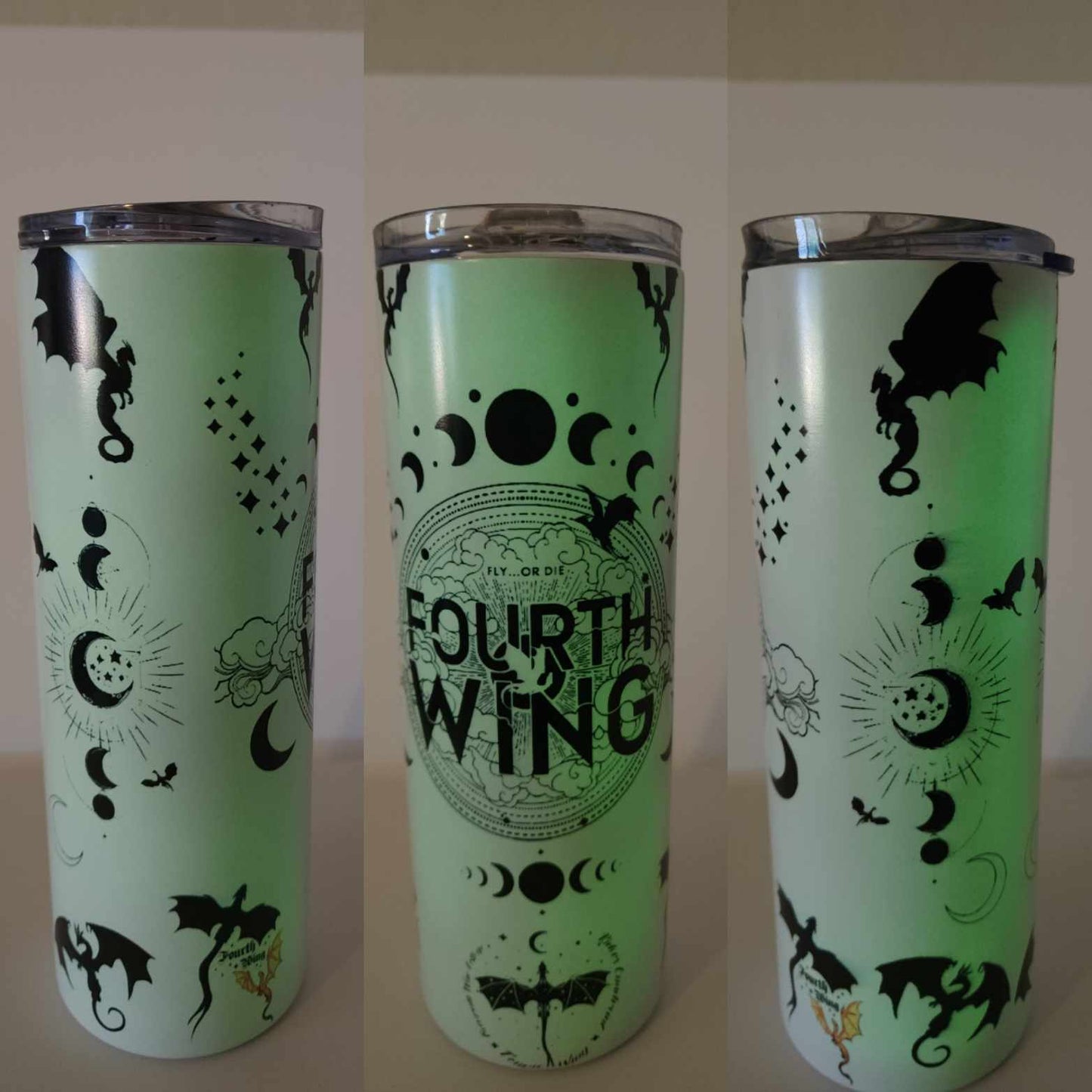 Dragon School Glow Green 20 oz Tumbler