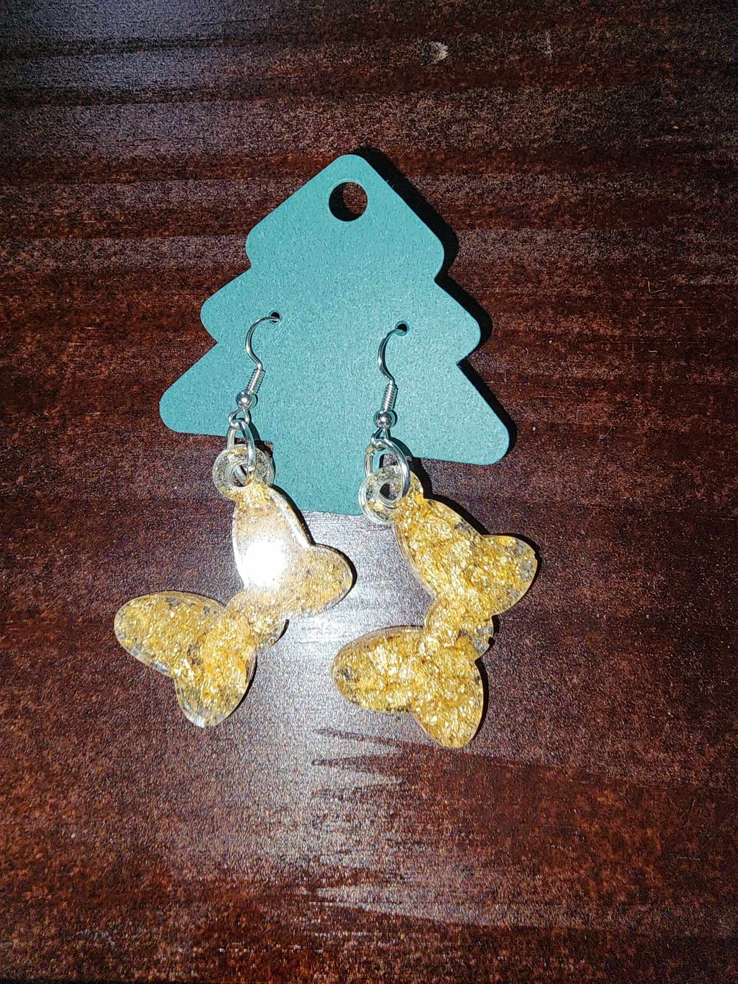 Bow Dangle Earrings (Epoxy)