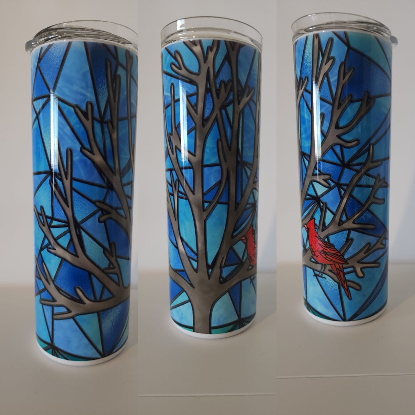 Cardinal Stained Glass 20 oz