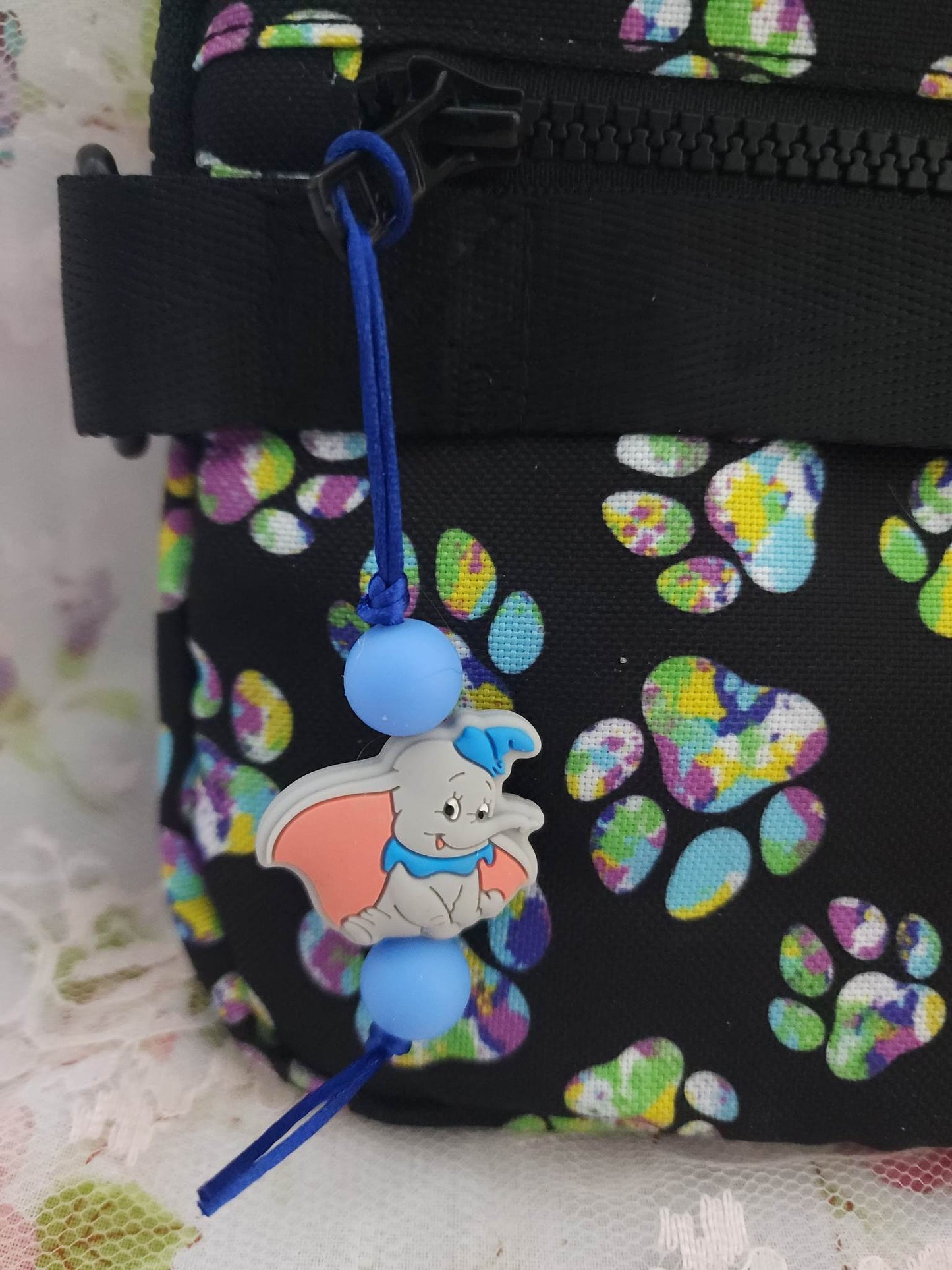 Elephant 1 Zipper Pull