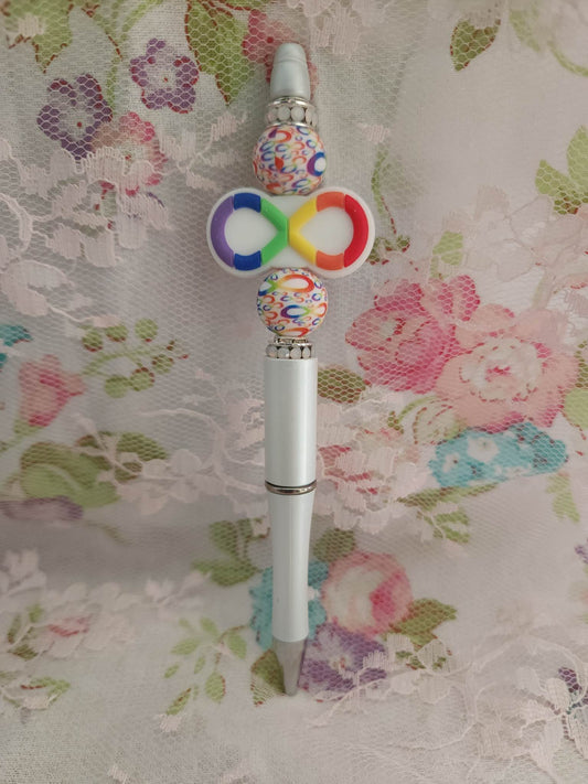 Autism Infinity Beaded Pen