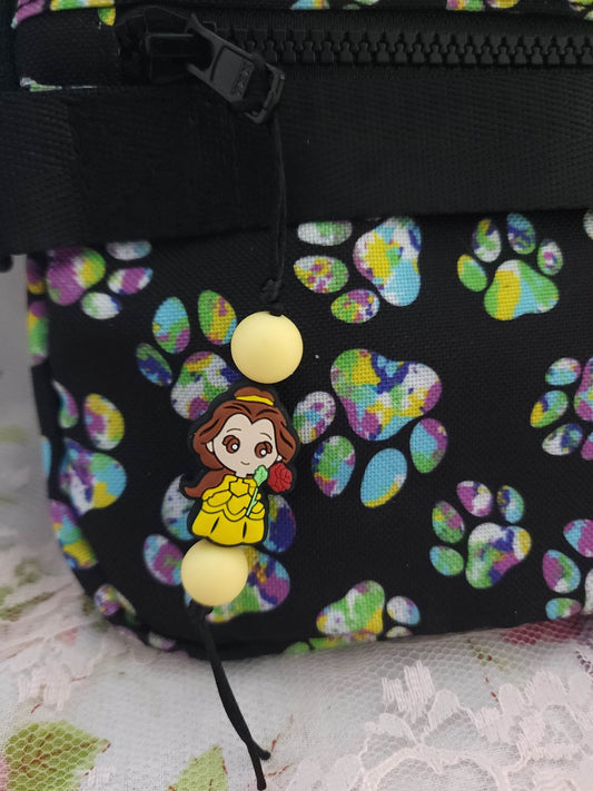 Yellow Dress Princess Zipper Pull