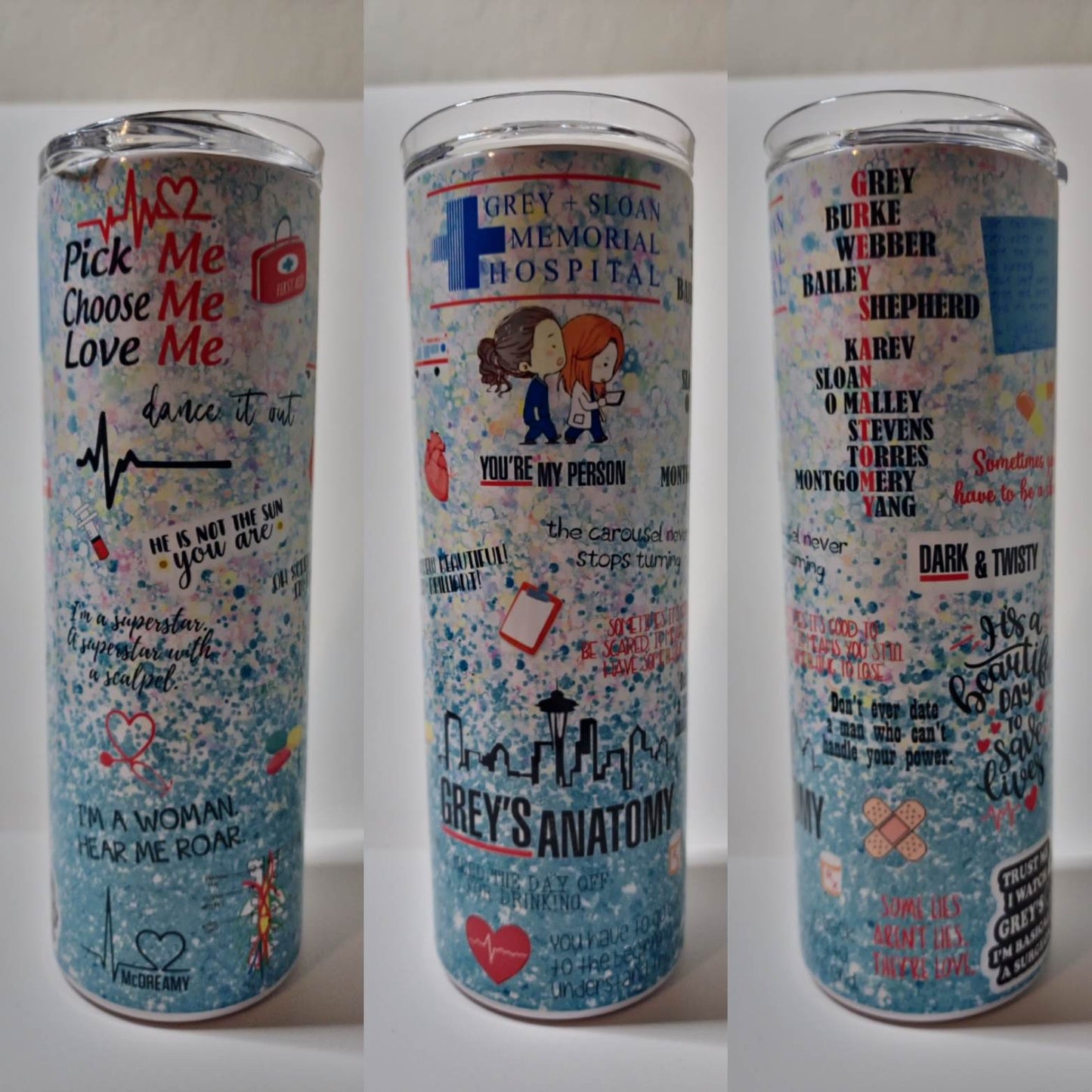 Grey's Blue 20 oz Tumbler