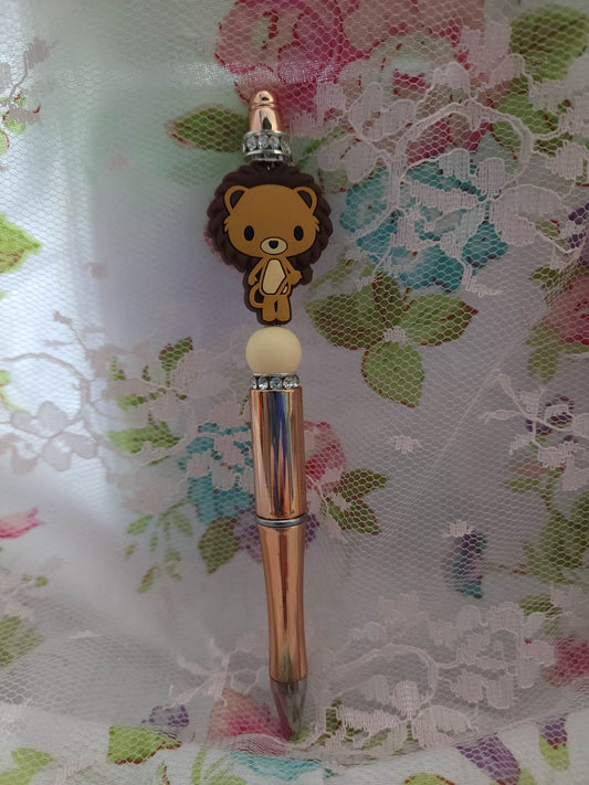 Lion Beaded Pen
