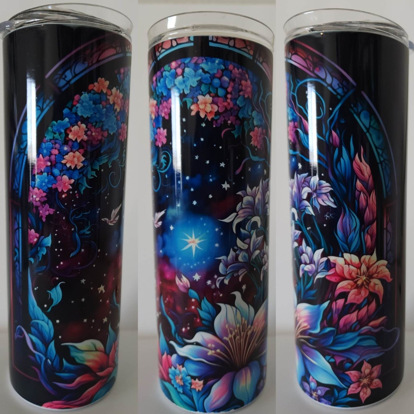 Color Floral Window 20 oz Tumbler